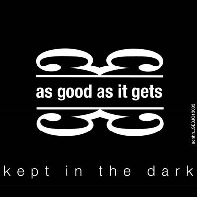 record cover - Kept in the dark | AS GOOD AS IT GETS